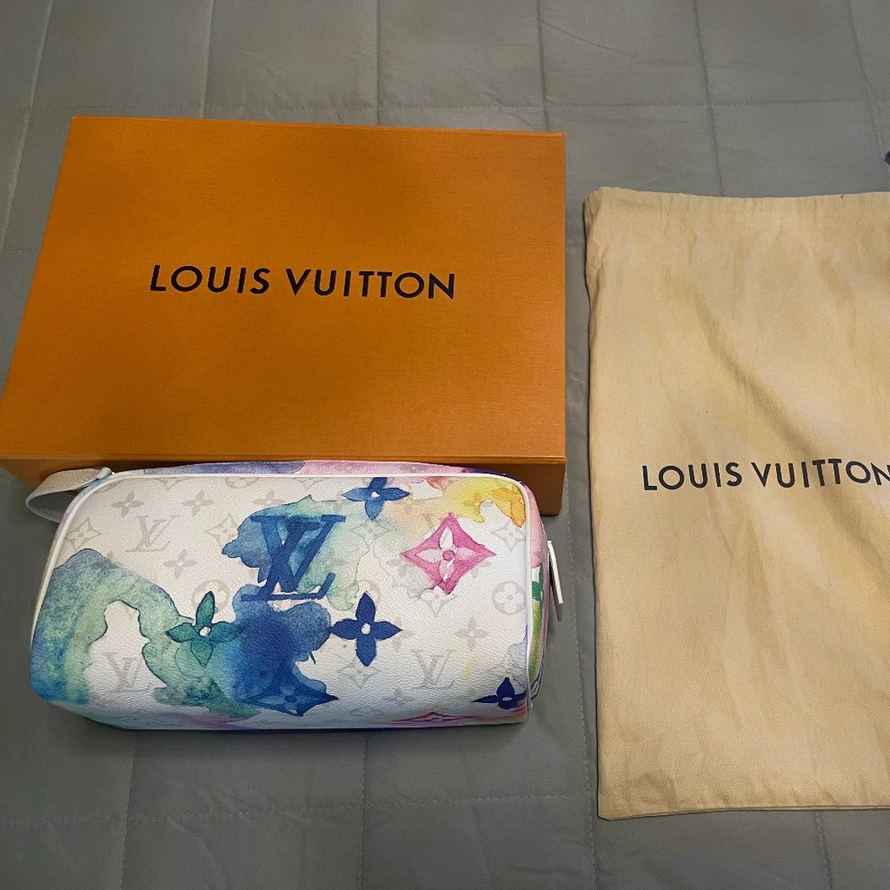 Louis Vuitton Watercolor Dopp Kit Virgil Abloh limited edition - Like new